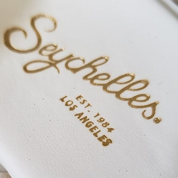 Seychelles Note To Self Sandals in White Leather Size 6 SEYC-WZ572 Ankle Strap - Picture 10 of 15